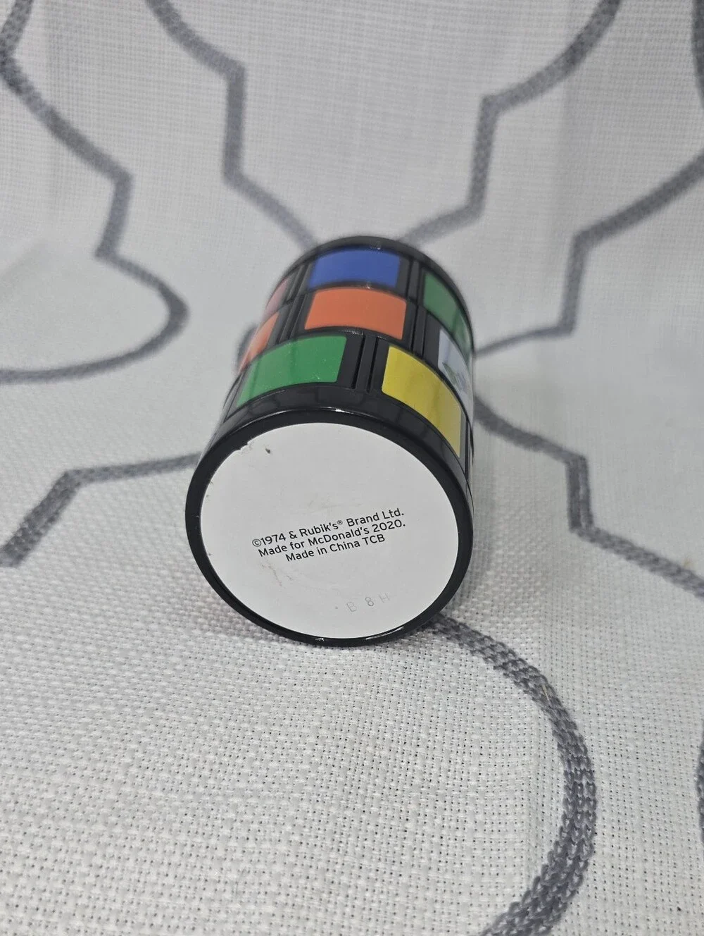 McDonalds Rubik's Cube Cylinder Puzzle Toy From Happy Meal 2020 Rare